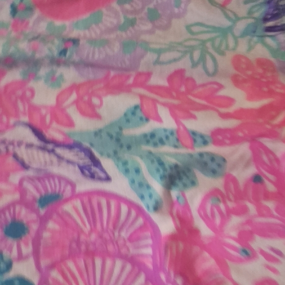 Lilly Pulitzer Seaside Carnavalle Floral Pajama Pants Size L NWT - Picture 3 of 4